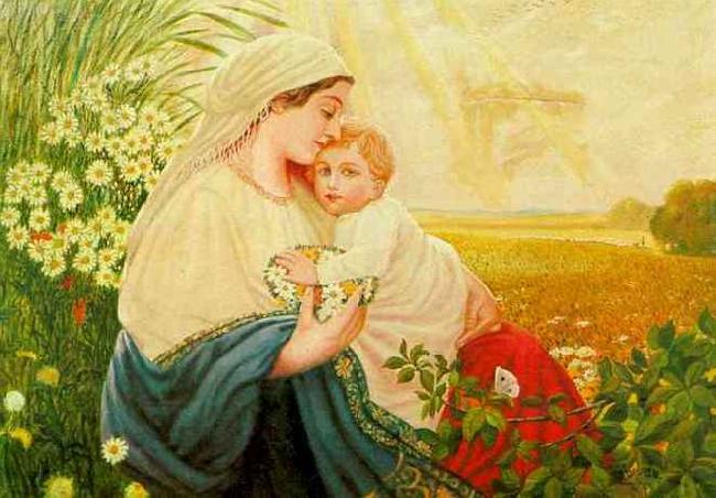 Adolf Hitler Mother Mary with the Holy Child Jesus Christ